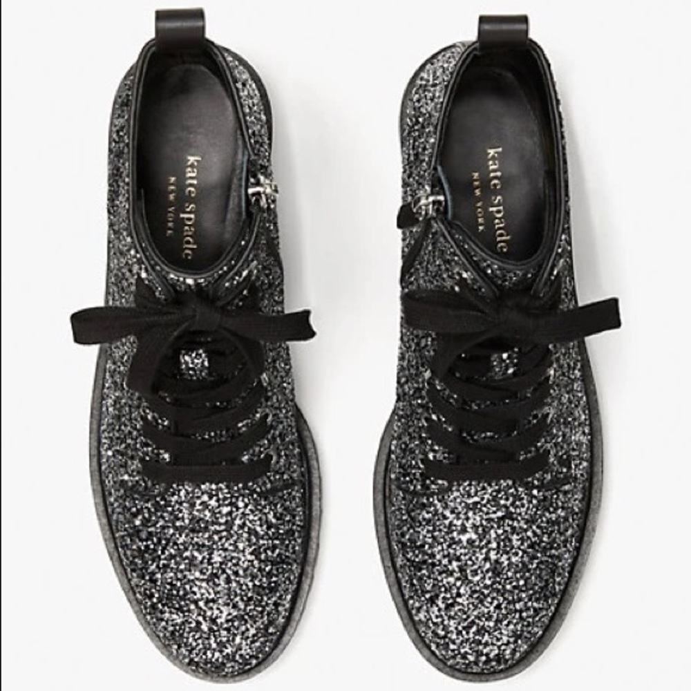 Kate spade jemma glitter boots size 8.5 brand new in box